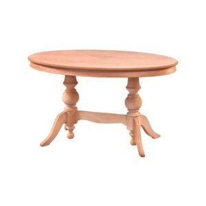 140 lik Çift ayaklı oval ham yemek masası