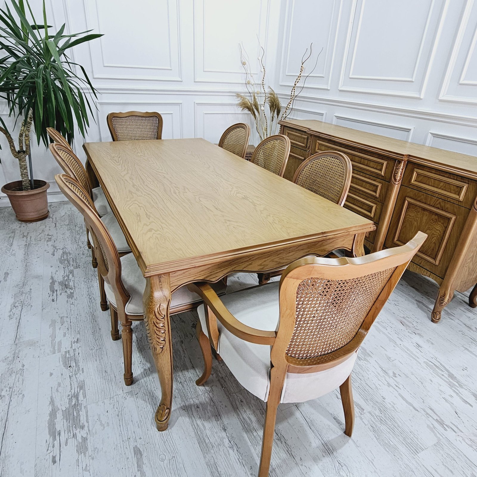 basilico yuvarlak yemek masası takımı