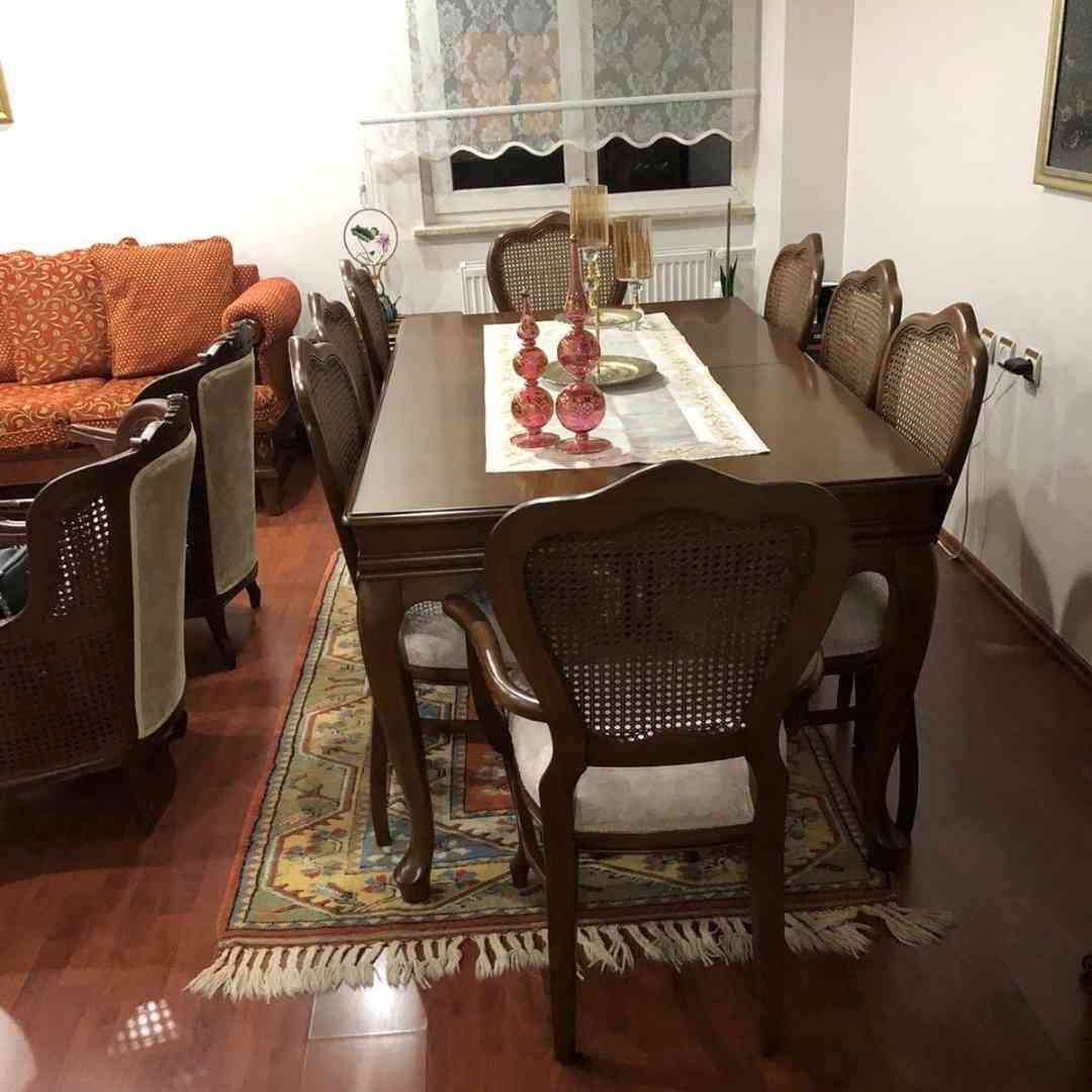 lavanda yemek masası