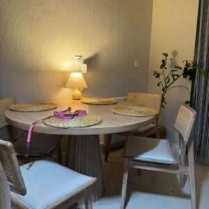 yuvarlak yemek masası takımı