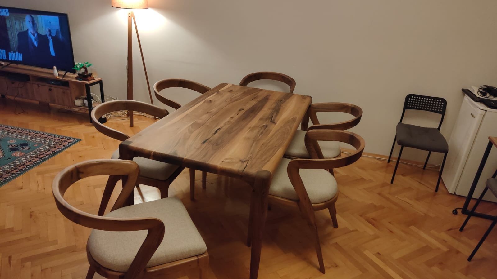 masif ceviz yemek masası takımı masif ceviz yemek masası takımı