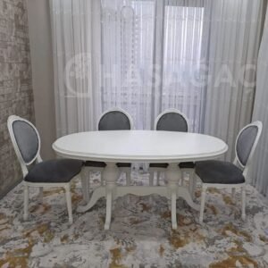 oval yemek masası takımı